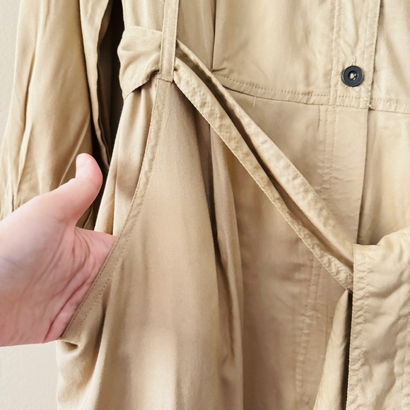 NWT ASOS Tan Jumpsuit with Belted Waist and Tapered Legs - Picture 5 of 10